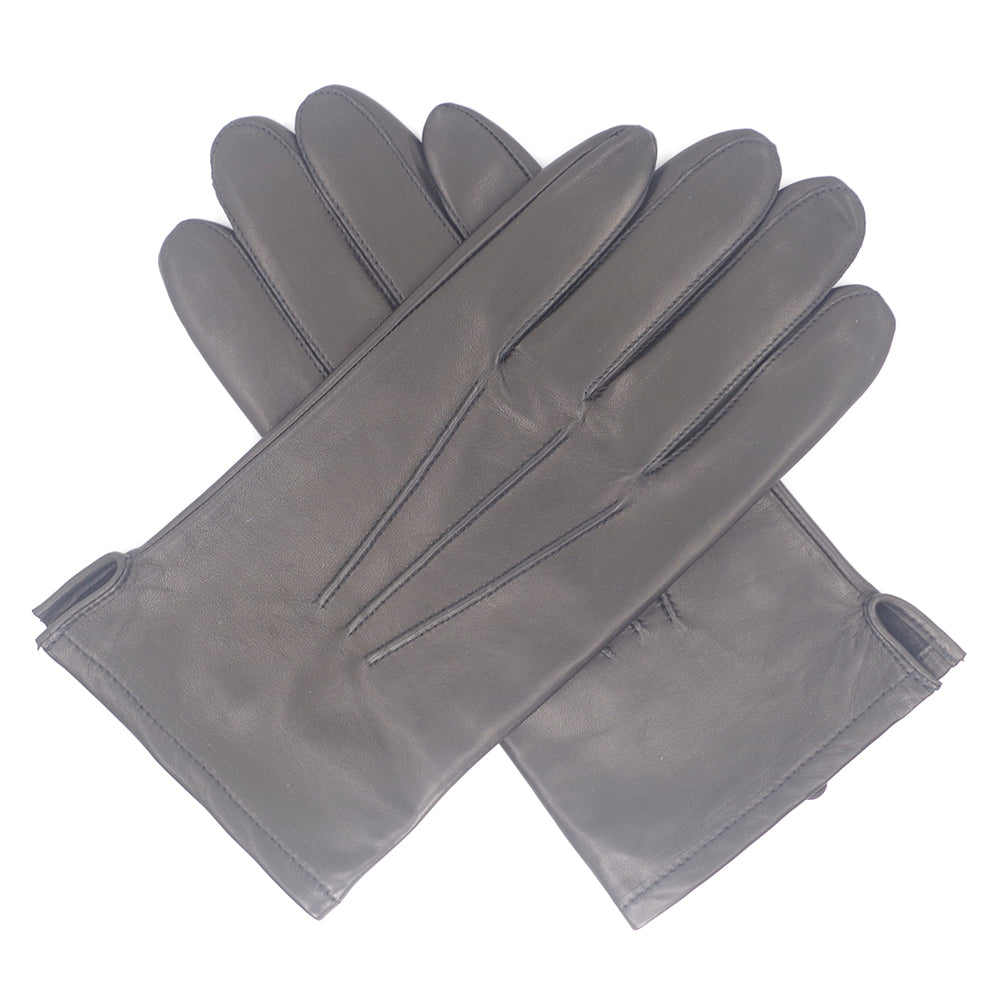 Mens Unlined Gloves in Lambskin - Black Dkr. 599,00